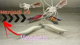Cara Membuat Umpan Cumi yang jitu | Membuat Egi Handmade Bali | Egi dibungkus kain.