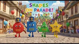 Shapes on Parade | Fun Shape Marching Song for Kids!