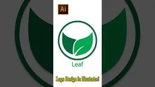 Leaf Logo Design in Illustrator!