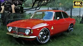 Alfa Romeo Giulia Sprint GTA Stradale 760Hp | FH5 | MOZA Steering Wheel Gameplay