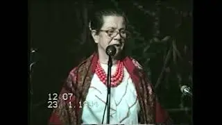 23.01.1994 -Zofia Rówińska z Majdanu Królewskiego   VII GODY OPATOWSKIE