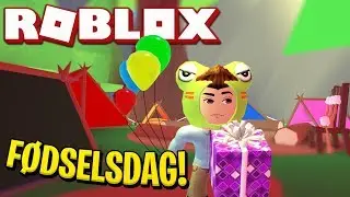 MIN MOR &Oslash;DEL&AElig;GGER MIN F&Oslash;DSELSDAG! | Dansk Roblox: Adopt Me