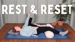 Slow, Restorative Yoga: Rest & Reset | 1 hour class | Emily Rowell Yoga