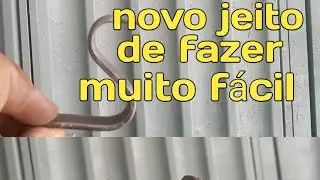 como fazer um ferro de ferrar gado de forma fácil.