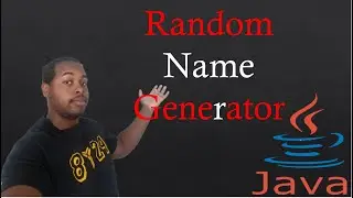 How to Generate Random Names in Java | Coding With Tre'