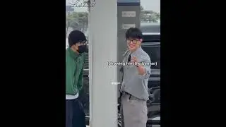 Younghee came to see dk !!! #dokyeom #mingyu #seventeen