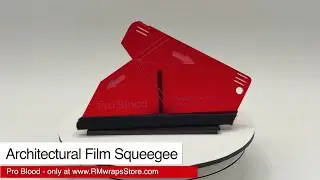Architectural Film Squeegee Pro Blood Black Felt