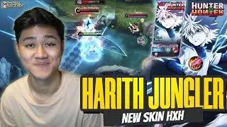 HARITH JUNGLER PAKE SKIN BARU HunterXHunter MAKIN OP NIH HARITH! - Mobile Legends