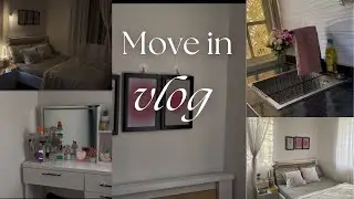 Move-In Vlog Part 2 | Vanity Setup, Room Decor & Shopping Haul.