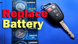 How To Easily Replace Key Fob Battery for 2017 Toyota Rav4