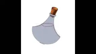 Fire Protection Potion. How to draw an elixir.