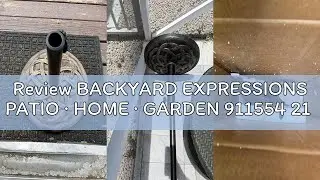 Review BACKYARD EXPRESSIONS PATIO &middot; HOME &middot; GARDEN 911554 21 Pound Umbrella Base, Bronze