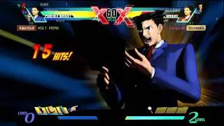 Ultimate Marvel vs Capcom 3 - Phoenix wright Level 3