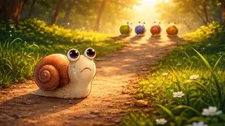 The Snail Who Got Left Behind (English Story ) @bhavikstories78 @ritvikbhavyavlogs 