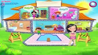 Game Hay Vui Nhộn Cho B&eacute; &ndash; B&eacute; L&agrave;m Thợ Sữa Chữa Hồ Bơi, Ph&ograve;ng Kh&aacute;ch, Ph&ograve;ng Ngủ