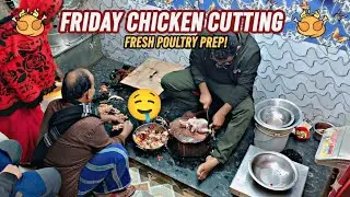 Friday Chicken Cutting ||Chicken Cutting Skills 😱 |Apna Chicken Shop #chicken 