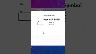(&trade;, &copy;, &reg;) Excel Shortcuts 🔥 | Special Symbols Shortcut Keys | Ask Velvigneswar | #excel #education