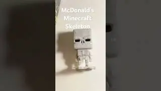 Unboxing the Skeleton Minecraft Happy Meal Toy! 🍟💀 #Shorts