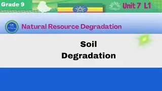Soil Degradation Grade 9 Unit 7 L1