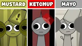 Incredibox Sprunki: Mustard VS Ketchup VS Mayo | NEW MOD | WITH BONUS CHARACTERS!!
