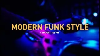 Neo-Soul Funk Guitar Backing Track (110 BPM) | Groove Jam for Practice
