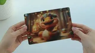 3D flipping post card#3D postcards#3D lenticular postcard#3D Chloes Creative Cards
