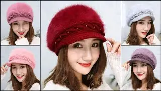 Girls beautiful cap design ll caps design ll winter girl cap ideas ll cap design 2021 ll New caps