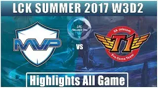 MVP vs SKT || Highlights All Game || LCK SUMMER 2017 || MVP vs SK Telecom