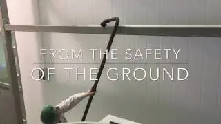 Explosive Environment High-Ceiling Cleaning Calbee Snacks ATEX Demonstration