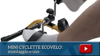 PEDALIERA MINI CYCLETTE FFITNESS CON DISPLAY: MONTAGGIO E USO