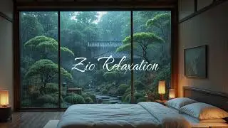 Healing Piano Music & Gentle Rain Sounds | Cozy Bedroom Ambience for Deep Sleep & Relaxation ASMR