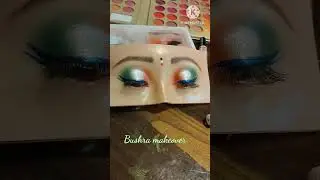 Indian flag 🇮🇳 inspired makeup #shorts #viral #youtube #eyemakeup
