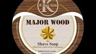 K Shave Worx Major Wood Head SOTD