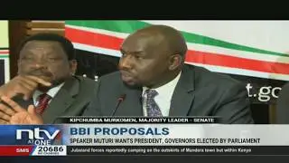 Speaker Muturi wants president, governors elected by parliament