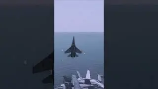 Impossible Landing? Fighter Jet Touches Down on a Ship! 😱🔥