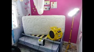 Limpieza colchones con espuma activa y secado express. Karcher Profesional.