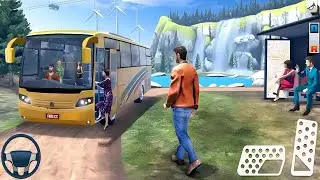 Modern Bus Drive Parking 3D Game #1 - New Bus Game - Android GamePlay