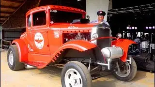 STRAIGHT AXLE WILD! | Roaring 1930 Ford Model A Gasser Drag Car!
