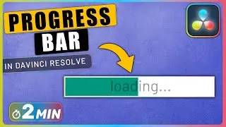 How to Create PROGRESS BAR in Davinci Resolve