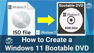 How to Create a Windows 11 Bootable DVD Without any Software (Full Guide) | Windows 11 Bootable DVD