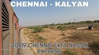 Chennai to Kalyan : Journey : 20919 Chennai Central Ekta Nagar Express : Indian Railways