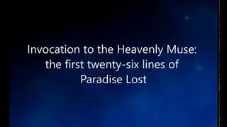 Invocation to the Heavenly Muse | Paradise Lost | John Milton | Recitation by Champak Dyuti|