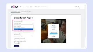 How to Create and Manage a Welcome (Splash) Page for Wi-Fi Users in Monyfi?