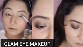 Glamorous Eye Makeup Tutorial|#eyemakeup#stepbystep#glammakeup#spcmakeover#partymakeup 