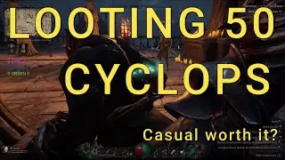 looting 50 cyclops in casual  loot table overview