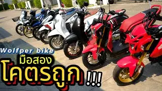 มือสอง ( ต้องซื้อที่นี่ )🌟WOLFPER BIKE ❤️!!!  Wave125 / Finn115 / Click / Scoopy / MSX / ZoomerX