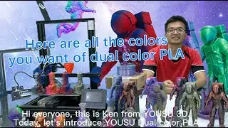 Dual color PLA filament becomes more and more popular these days.