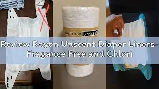 Review Rayon Unscent Diaper Liners- Fragance Free and Chlorine Free(4PK) 400 Count by BlueSnail（Whit