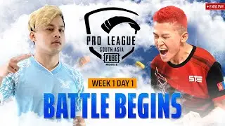 [NP] 2022 PMPL South Asia Fall Split | Week 1 Day 1 | Battle Begins