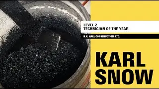 2021 Level 2 Technician of the Year - Karl Snow